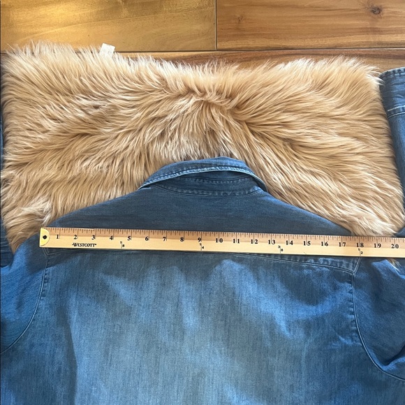 Frank & Eileen Eileen Famous Denim Shirt Sz Large - Picture 11 of 14